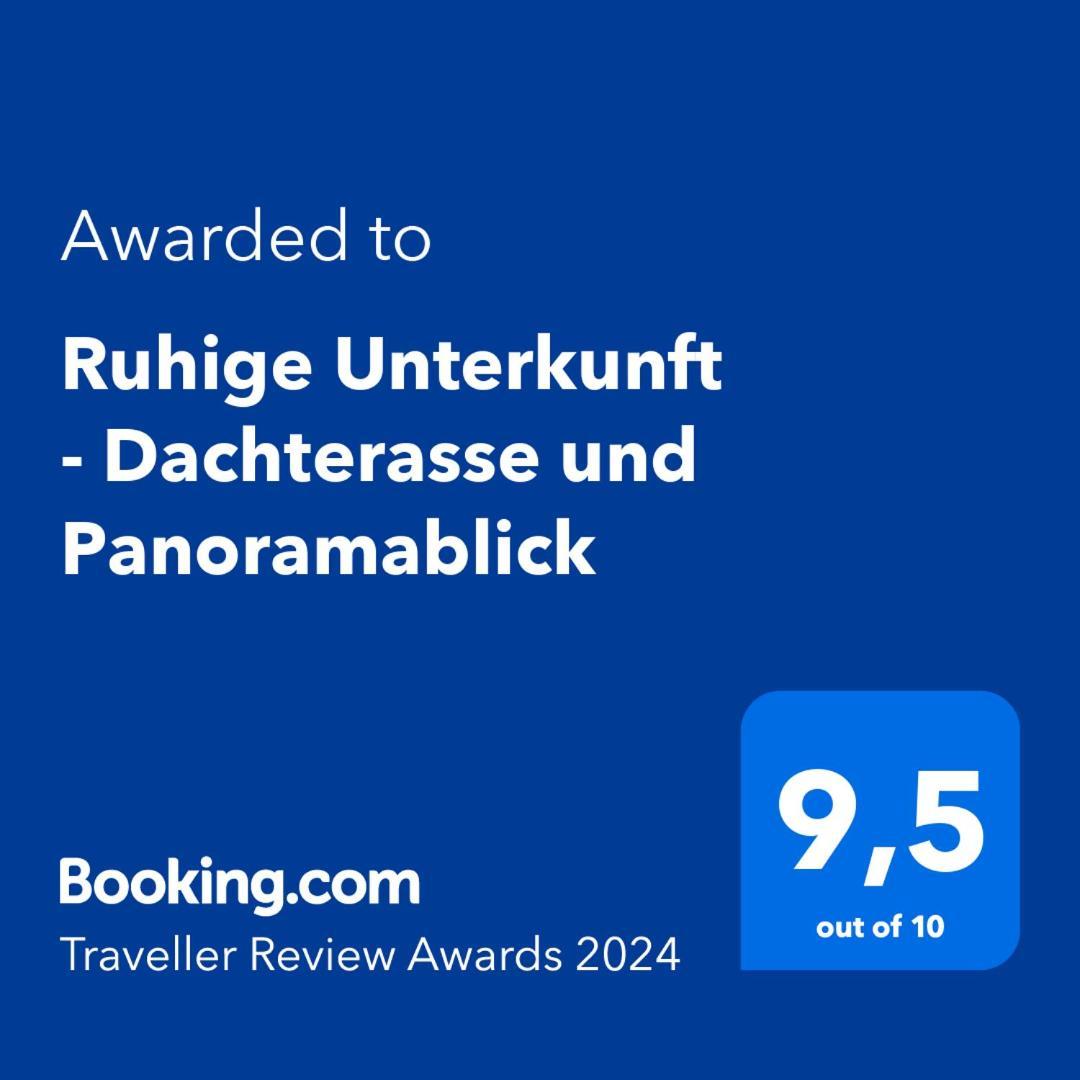 Ruhige Unterkunft - Dachterasse Und Panoramablick Warstein Kültér fotó